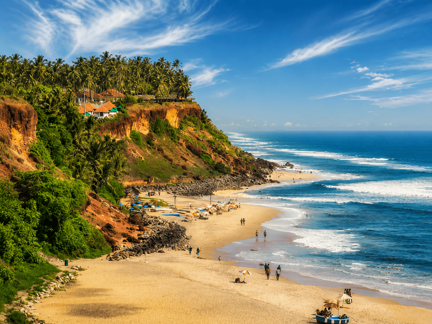 Varkala Cliff